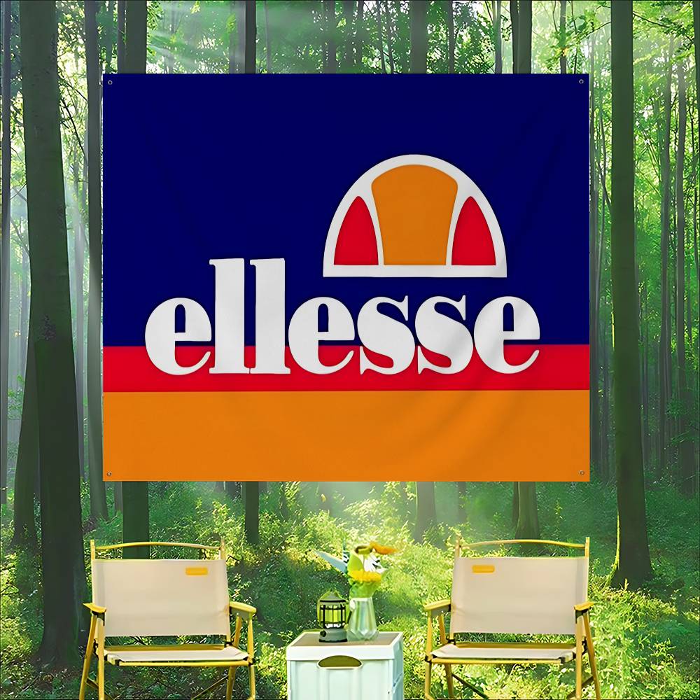 Commercial Printing Companies - لافتة إعلانية تجارية مطبوعة بشعار E-Ellesse
