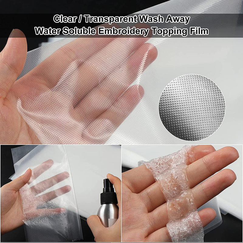 Embroidery Stabilizer Backing - PVA غشاء قابل للذوبان في الماء