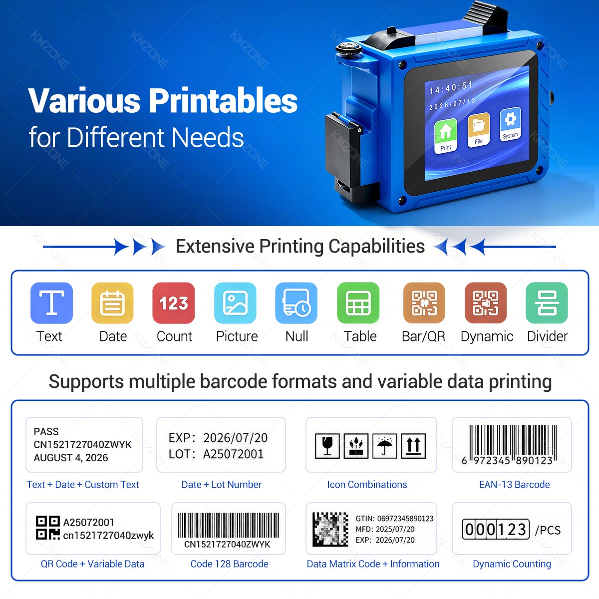 طابعة نفث حبر محمولة باليد بحج - مراجعة Commercial Printing Network وسعره