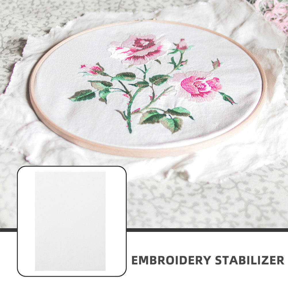 4 قطع من مثبتات التطريز اللاصق - مراجعة Embroidery Stabilizer Backing وسعره