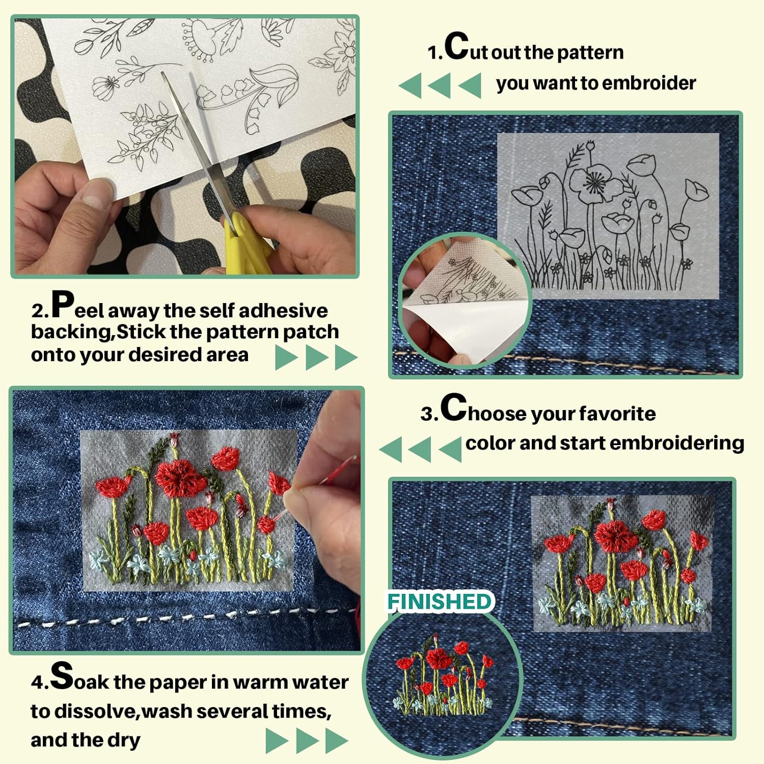 ورق تطريز قابل للذوبان في الما - مراجعة Embroidery Stabilizer Backing وسعره