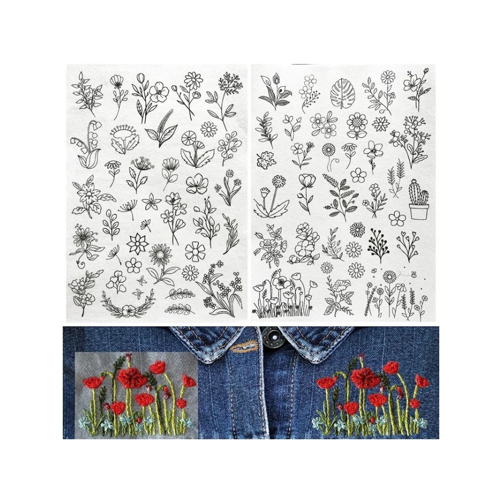 5 أوراق A4 قابلة للطباعة حسب ا - مراجعة Embroidery Stabilizer Backing وسعره
