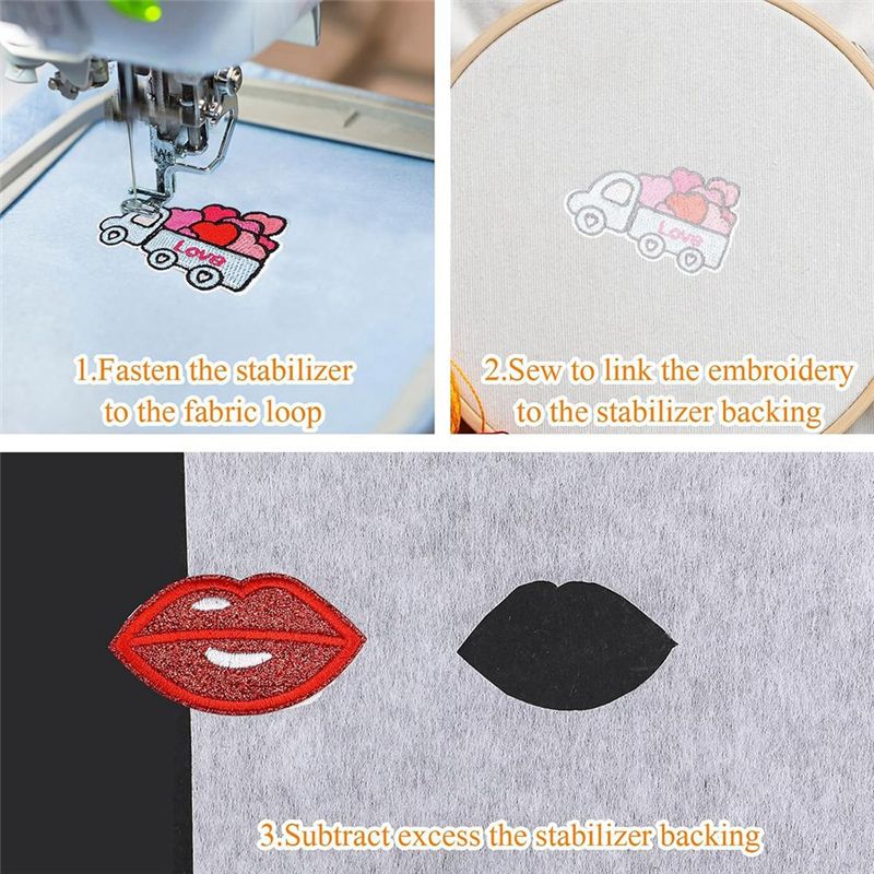 [ABFI!] 20 قطعة من الأوراق الل - مراجعة Embroidery Stabilizer Backing وسعره