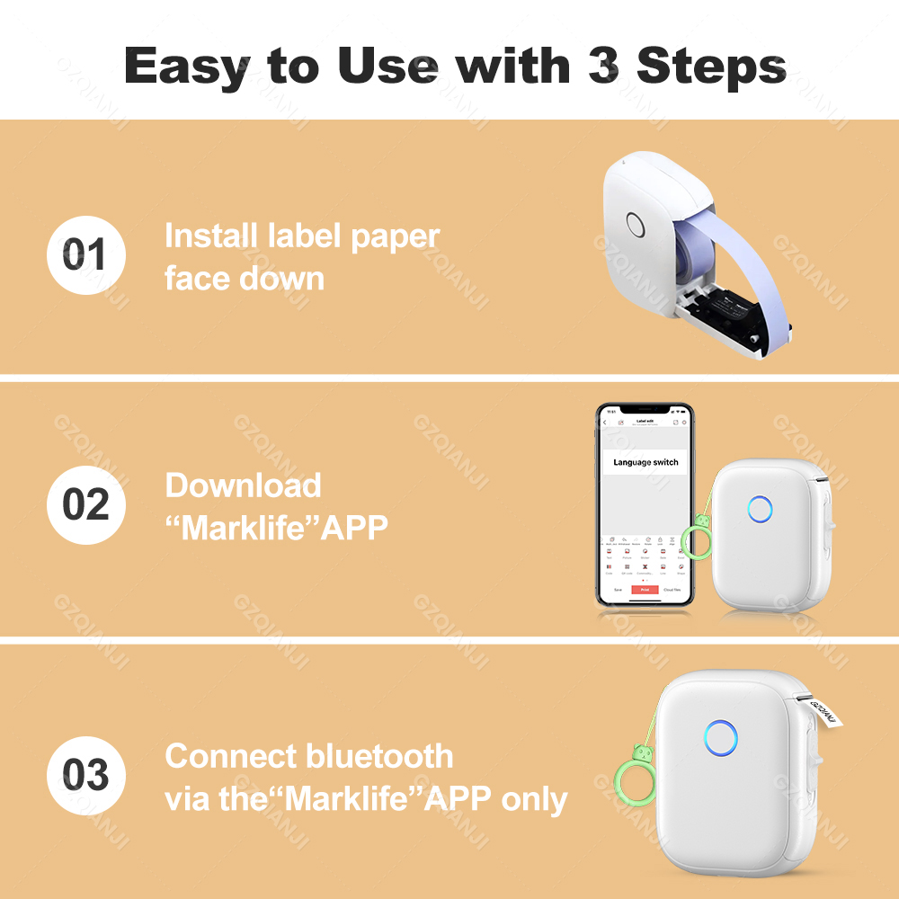 طابعة ملصقات حرارية Marklife P - مراجعة Commercial Printing Network وسعره