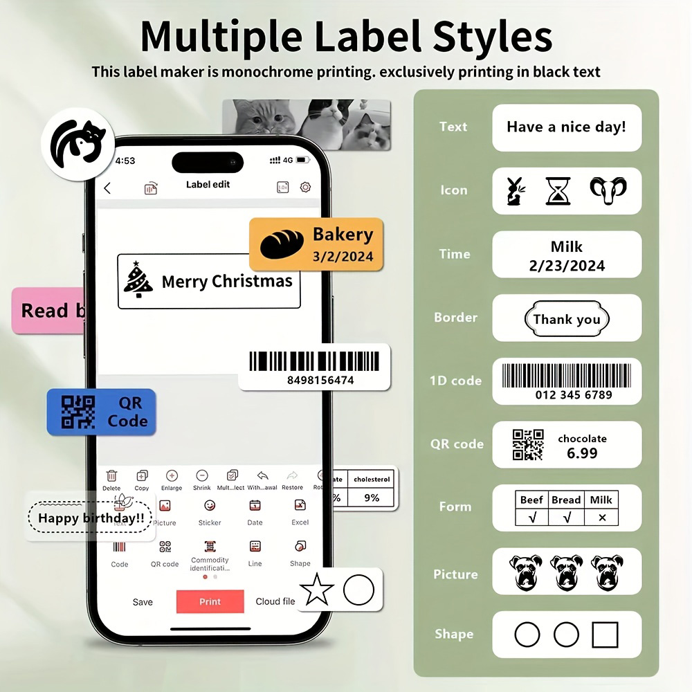 طابعة ملصقات محمولة Marklife P - مراجعة Commercial Printing Network وسعره