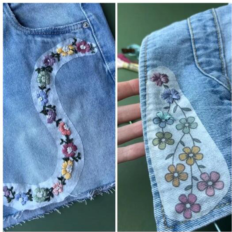 2 قطعة مثبت التطريز القابل للذ - مراجعة Embroidery Stabilizer Backing وسعره