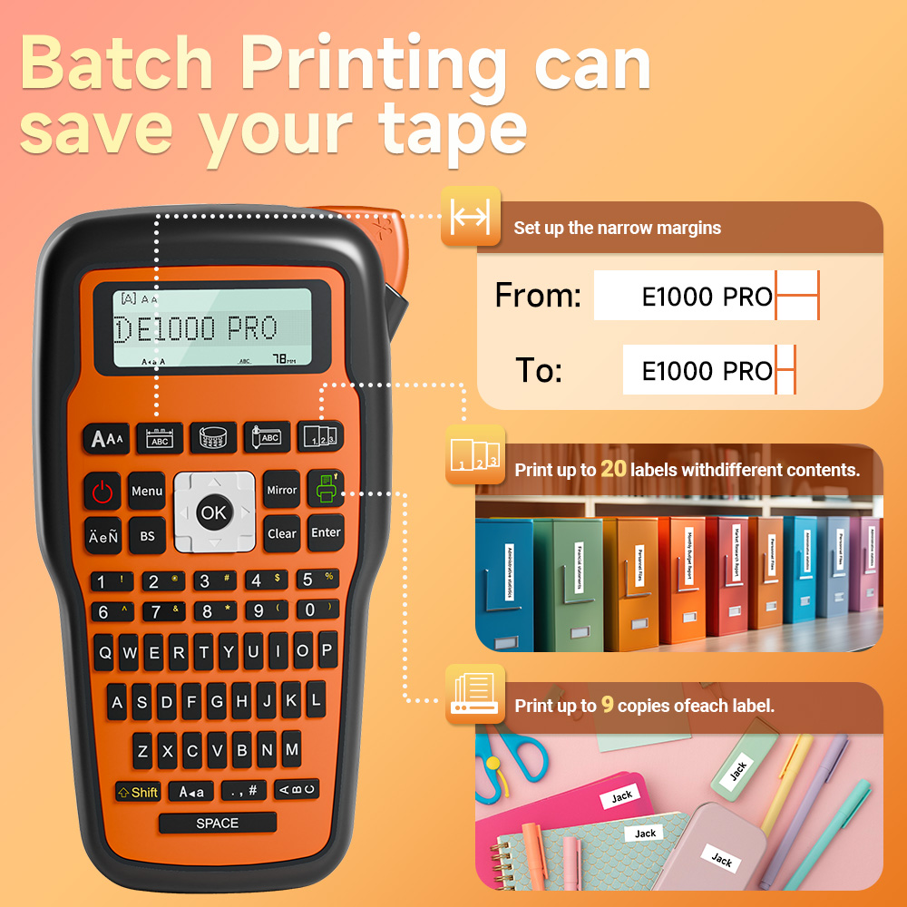 طابعة ملصقات E1000 بلوحة مفاتي - مراجعة Commercial Printing Inc وسعره