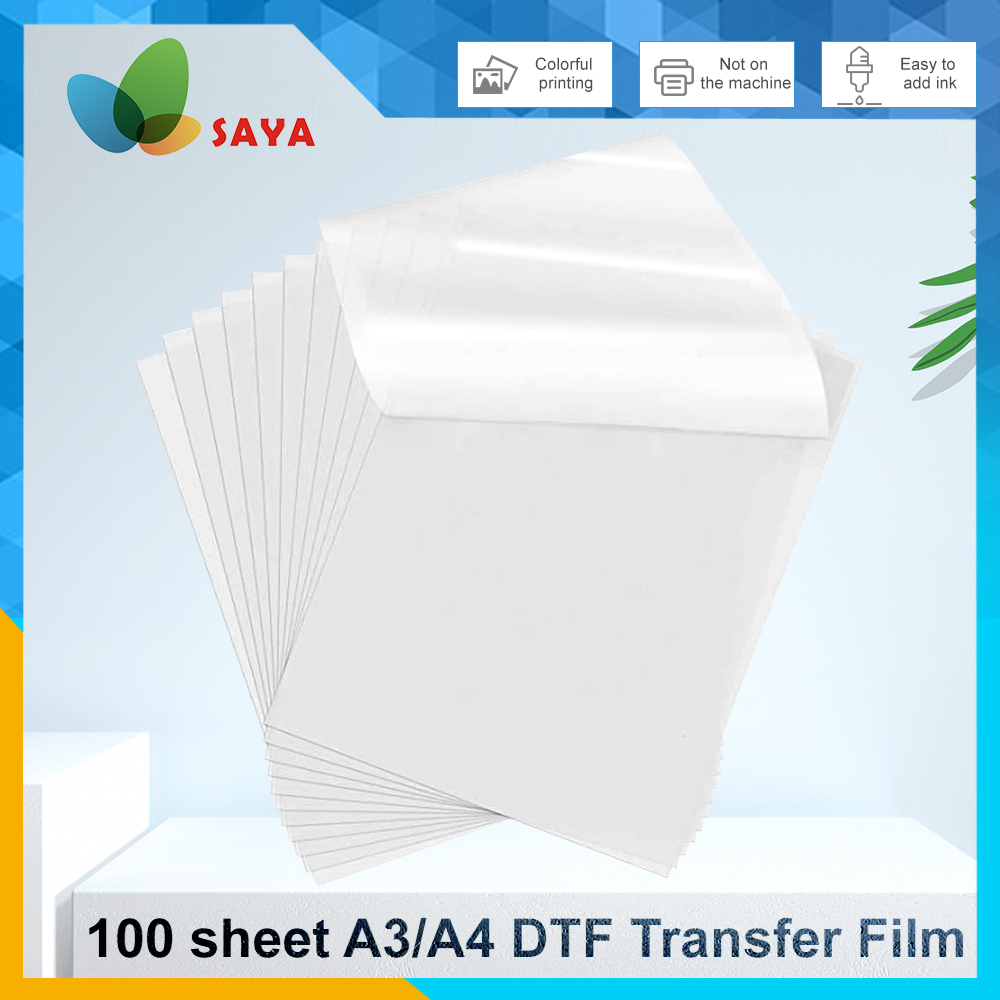50/100 قطعة من ورق DTF مقاس A3 - مراجعة Dtf Film Roll A3 وسعره